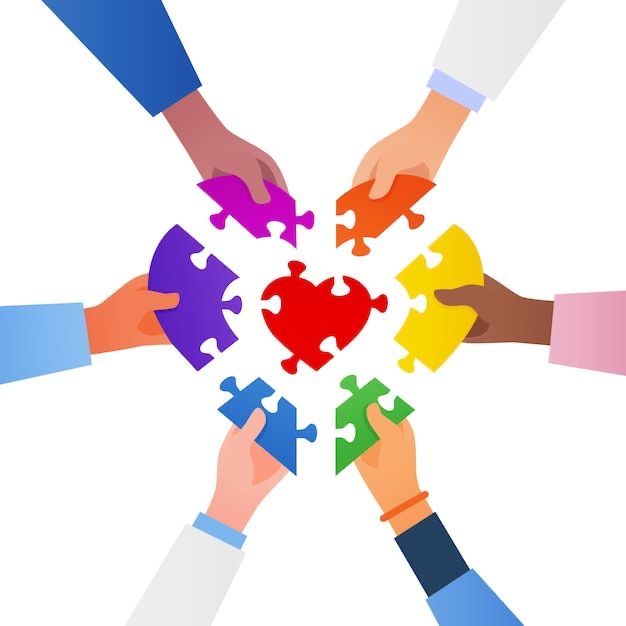 Animated Picture showing volunteering Work